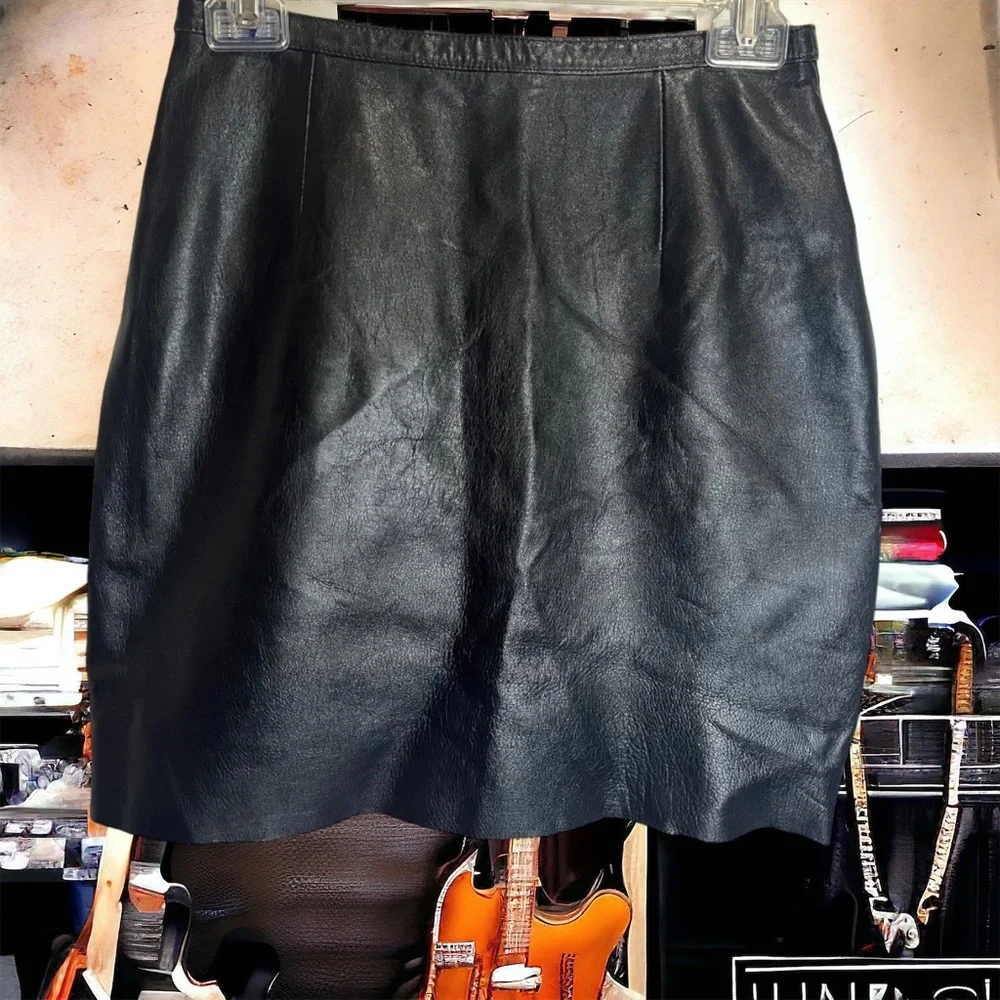 Wilsons Leather Black Mini Skirt